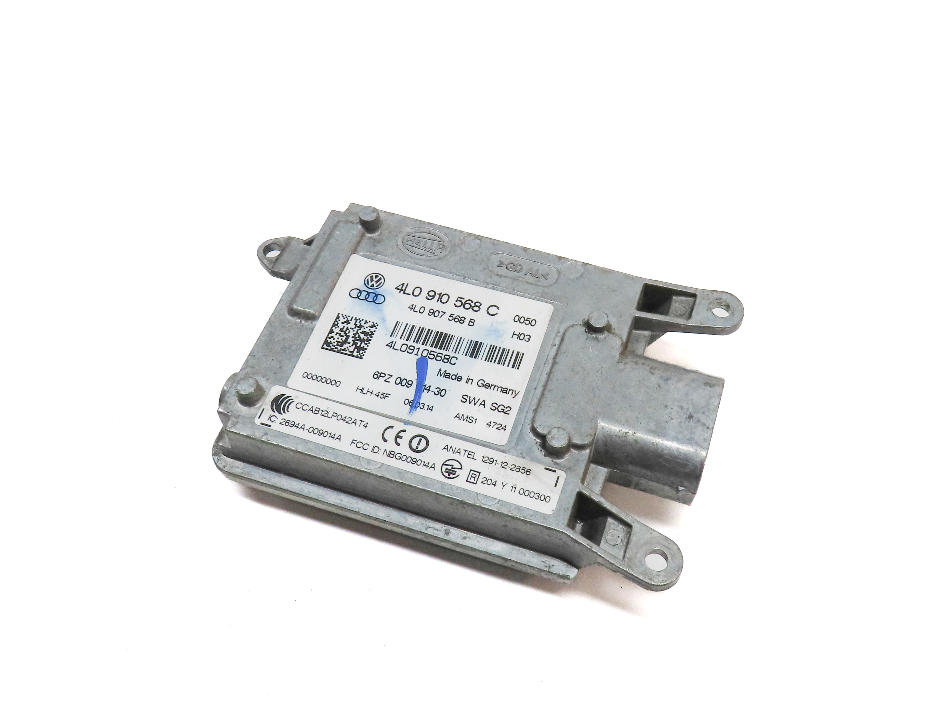 2013-2017 AUDI Q7 (4L 4M) LEFT DRIVER REAR LANE CHANGE BLIND SPOT MODULE (SLAVE) — exact item pictured